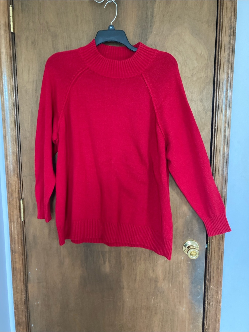 89th & Madison jester red sweater 3X - Picture 16 of 17